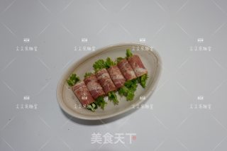 培根香菜卷的做法步骤：6