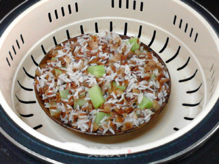 坛子肉蒸红米饭的做法步骤：12