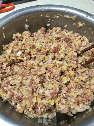 酸菜猪肉水饺的做法步骤：4