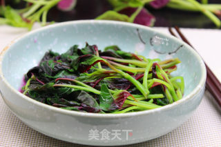 凉拌紫苋菜的做法步骤：6