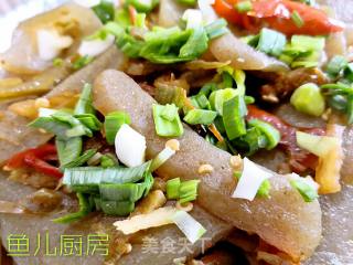 泡菜魔芋豆腐──“鱼儿厨房”私房菜的做法步骤：7