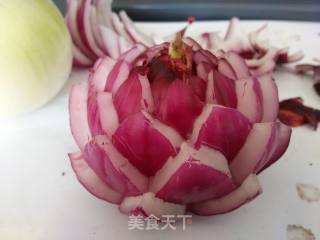 雕刻荷花的做法步骤：3