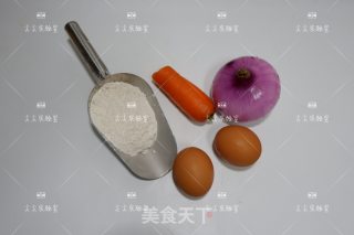 洋葱早餐饼的做法步骤：1