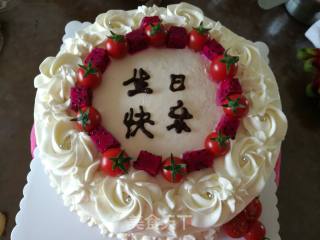 奶油生日蛋糕的做法步骤：13