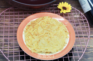 土豆丝饼的做法步骤：11