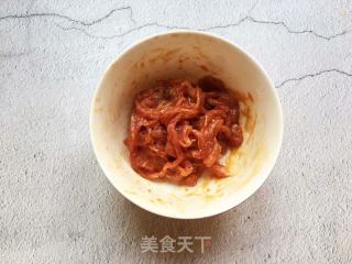 虫草花炒肉的做法步骤：2