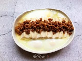 肉末豆腐蒸水蛋的做法步骤：6