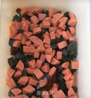 彩色蒸双蛋的做法步骤：4