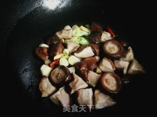 香菇油菜的做法步骤：8