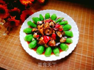 香菇油菜的做法步骤：13
