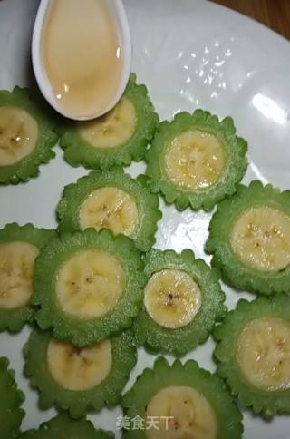 蜂蜜香蕉苦瓜的做法步骤：7