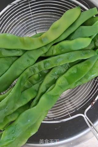 煎豆角的做法步骤：3