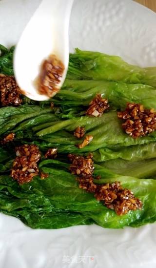 蒜末蚝油淋生菜的做法步骤：6
