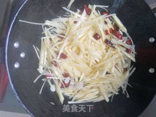 炝炒土豆丝的做法步骤：9