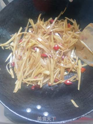 炝炒土豆丝的做法步骤：10