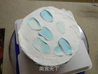 人鱼公主蛋糕的做法步骤：6
