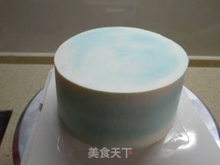人鱼公主蛋糕的做法步骤：7