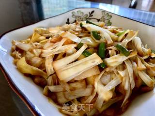 菠萝蜜丝炒肉的做法步骤：6