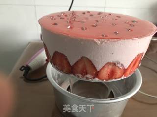 草莓慕斯蛋糕的做法步骤：19