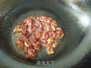 大葱炒肉的做法步骤：4