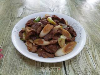 大葱炒肉的做法步骤：7