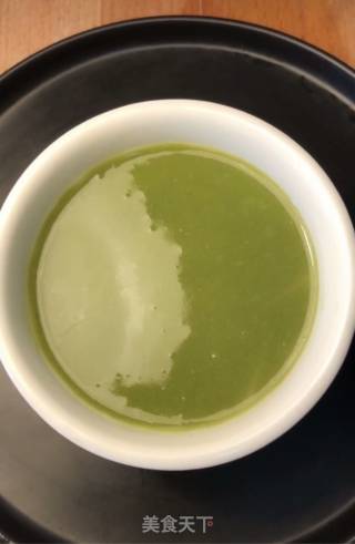抹茶味生巧的做法步骤：4