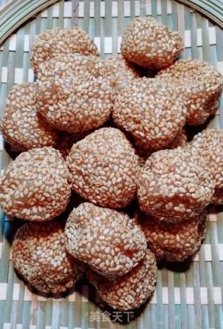 香蕉芝麻球的做法步骤：7