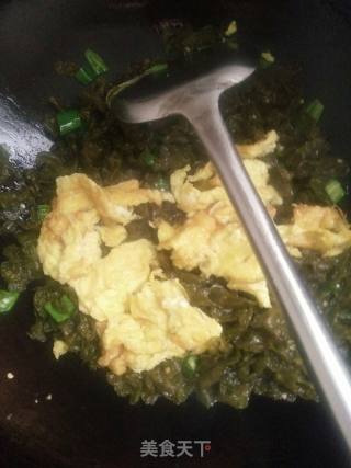 地皮炒蛋的做法步骤：5