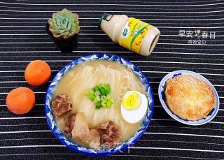 牛腩汤面的做法步骤：13