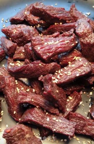 黑胡椒牛肉干的做法步骤：6