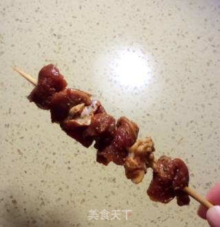 炸羊肉串的做法步骤：6