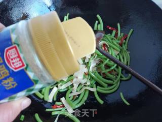 豆皮茼蒿的做法步骤：9