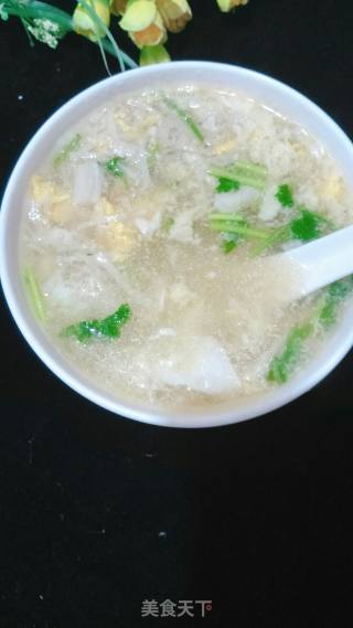 金针菇鸡蛋面条的做法步骤：3