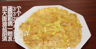 鸡蛋饼的做法步骤：1