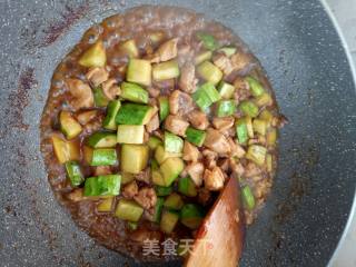 酱爆鸡丁的做法步骤：8