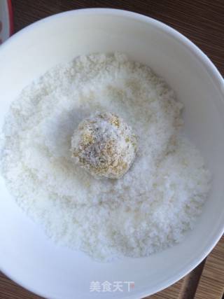 椰蓉南瓜球的做法步骤：7