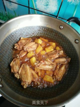 菠萝鸡翅的做法步骤：10