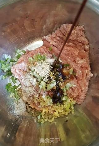 肉丸蒸蛋的做法步骤：4
