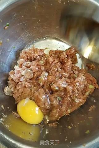 肉丸蒸蛋的做法步骤：5
