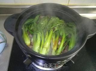 牛肉煲仔饭的做法步骤：9