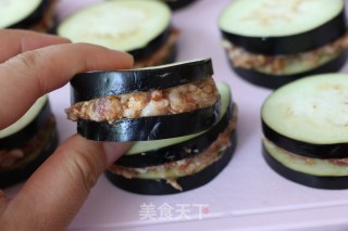 煎茄盒的做法步骤：5
