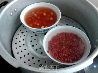 红豆花生玫瑰粽的做法步骤：4