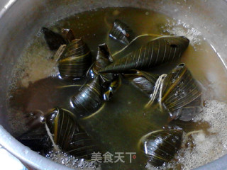坛子肉红豆粽的做法步骤：19