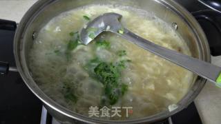 双蛋瘦肉粥的做法步骤：10