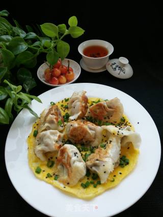 鸡蛋煎饺的做法步骤：6
