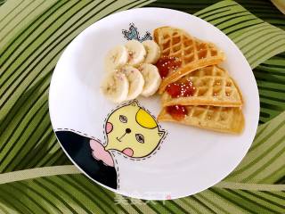 奶香华夫饼的做法步骤：5