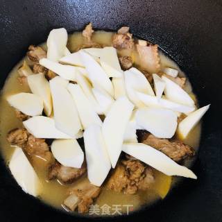茭白烧排骨的做法步骤：7
