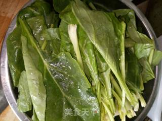 菠菜炒粉丝的做法步骤：3