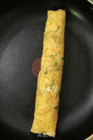 芹菜胡萝卜鸡蛋饼的做法步骤：5