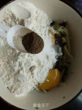 土豆丝紫菜鸡蛋饼的做法步骤：6